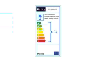 Hanglamp Faze - Goudkleurig en Wit - 4 x 40 W
