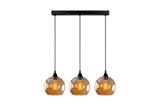 Candeeiro suspenso Gold Preto e dourado