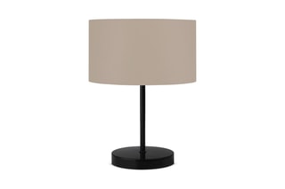 Candeeiro de mesa Ayd - Bege e preto - 60 W