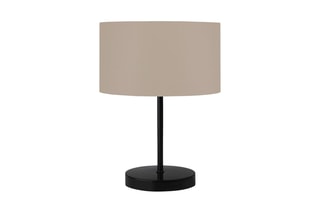 Candeeiro de mesa Ayd - Bege e preto - 60 W