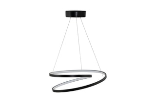 Candeeiro suspenso LED Whirpool - Preto - 60 W