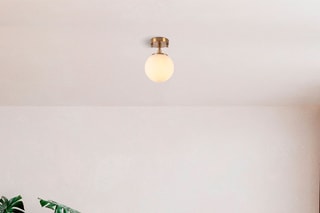 Candeeiro de teto - Dourado e amarelo - 15 W