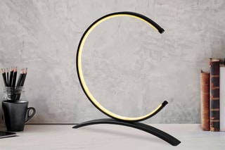 Candeeiro de mesa LED Moon - Preto - 12 W
