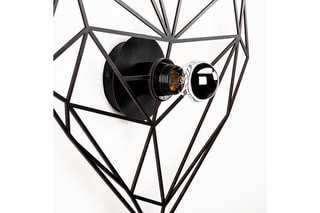 Aplique de parede 600 - Preto