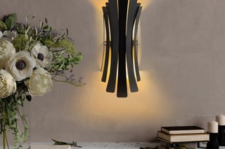 Aplique de parede Linea - Preto - 2 x 40 W