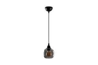 Candeeiro suspenso Smoked - Preto - 60 W