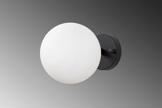 Aplique de parede Atmaca - Preto e creme - 15 W