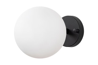 Aplique de parede Atmaca - Preto e creme - 15 W