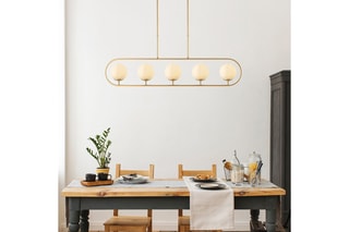 Hanglamp Jewel - Goudkleurig - 5 x 15 W