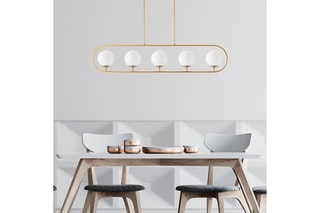Hanglamp Jewel - Goudkleurig - 5 x 15 W