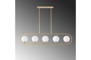 Hanglamp Jewel - Goudkleurig - 5 x 15 W