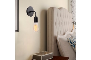 Aplique de parede Harput - Preto - 40 W