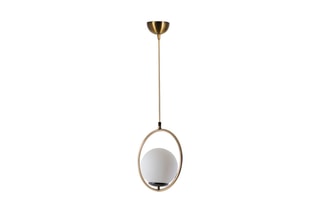 Hanglamp Ring - Wit - 60 W