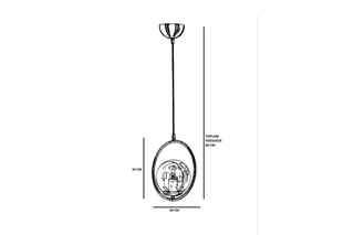 Hanglamp Ring - Wit - 60 W