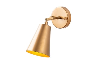 Aplique de parede Evander Dourado