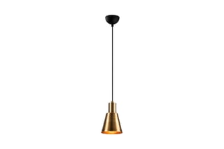 Candeeiro suspenso Kem - Dourado - 100 W