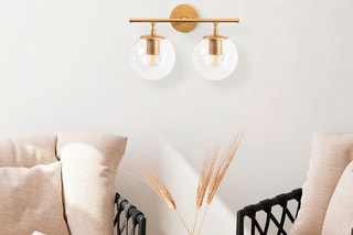 Aplique de parede Roe 10730 Dourado