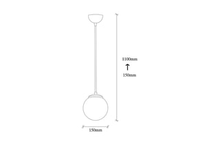 Hanglamp Efe - Goudkleurig - 40 W 