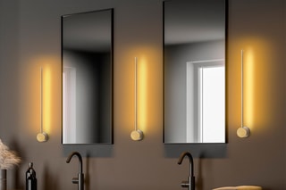 Aplique de parede LED Kurt Dourado