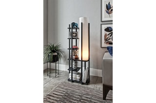 Candeeiro - Preto e branco - 40 W