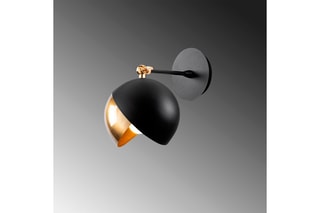 Aplique de parede Berceste Preto