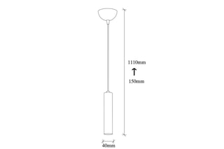 Hanglamp Tempo - Zilverkleurig - 60 W