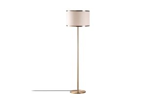 Candeeiro de pé Way Dourado e cru NL