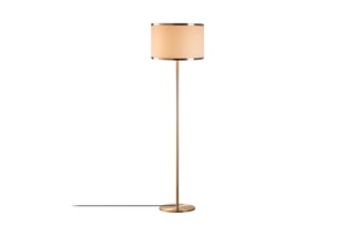 Candeeiro de pé Way Dourado e cru NL