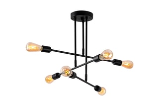 Candeeiro de teto Flower Preto