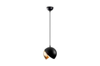 Candeeiro suspenso Berceste Preto e dourado