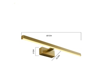 Wandlamp LED L1649 - Goudkleurig - 12 W