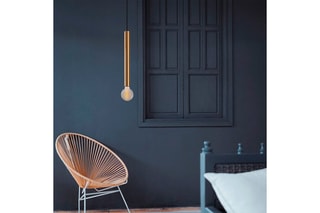 Candeeiro suspenso Tempo Dourado e preto