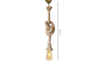 Candeeiro suspenso LED AYD - Bege