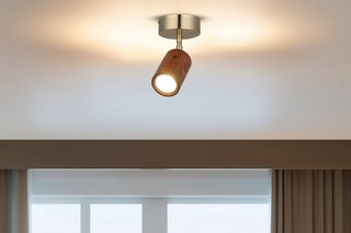 Candeeiro de teto Legno - Dourado - 7 W