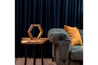 Houten Ledtafellamp Naturel