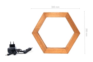 Houten Ledtafellamp Naturel