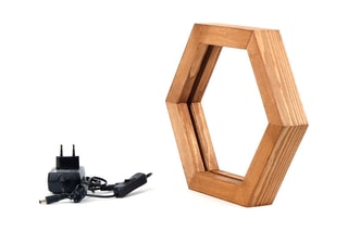 Houten Ledtafellamp Naturel