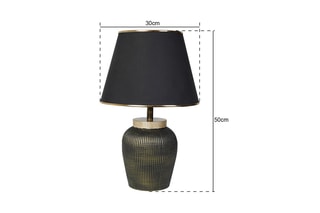 Candeeiro de mesa YL198 - Preto - 60 W