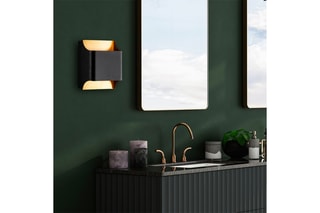Aplique de parede Bera - Preto - 2 x 10 W