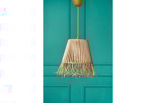 Hanglamp Naturel en Goudkleurig