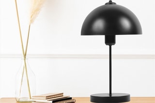 Candeeiro de mesa em madeira Lungo  Preto
