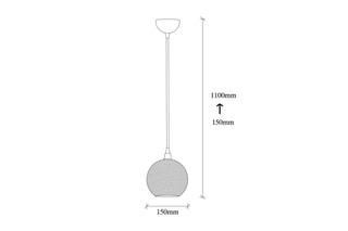 Hanglamp Muzo Zilverkleurig