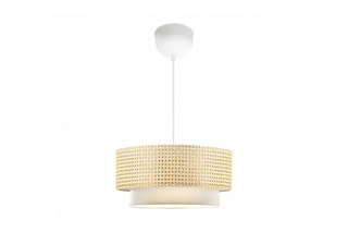 Candeeiro suspenso - Bege - 40 W