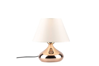 Candeeiro de mesa - Cru e dourado - 40 W