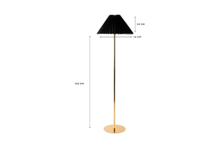 Candeeiro - Preto e dourado - 40 W
