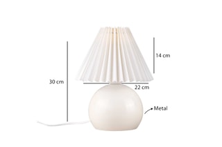 Candeeiro de mesa - Cru - 40 W