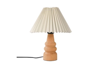 Candeeiro de mesa - Imitação carvalho e cru - 40 W