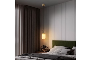 Candeeiro suspenso Asker - Dourado - 40 W