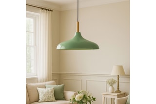Candeeiro suspenso - Verde-água - 40 W