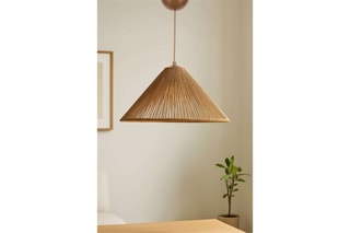 Candeeiro suspenso Hanai - Bege - 40 W